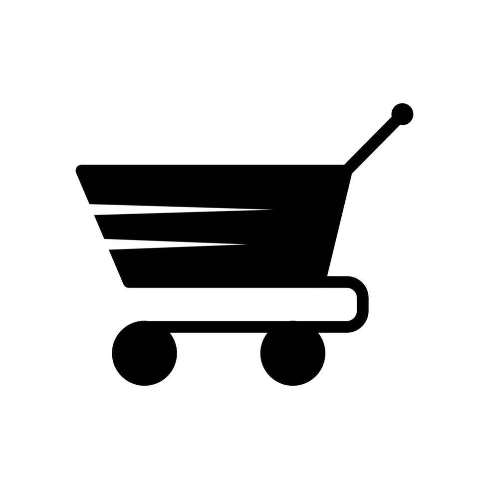 ícone do carrinho de compras vetor