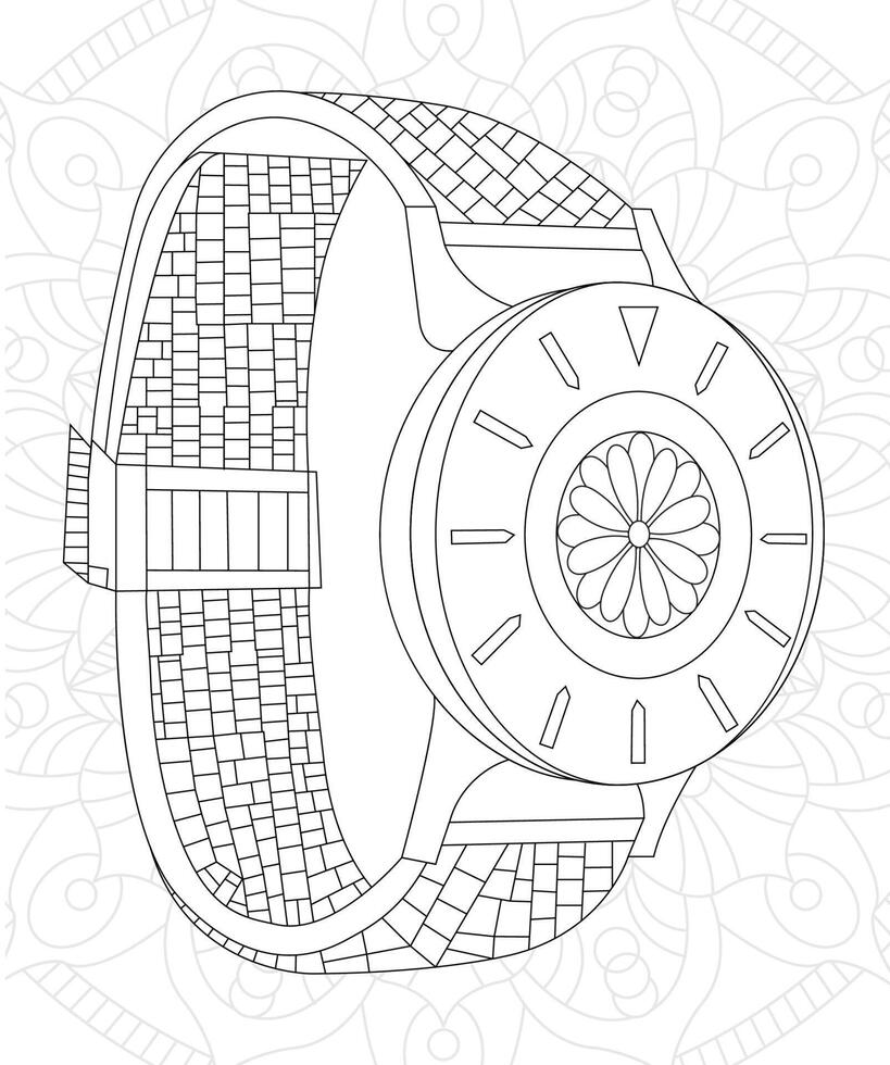 assistir desenhos para colorir para adultos vetor