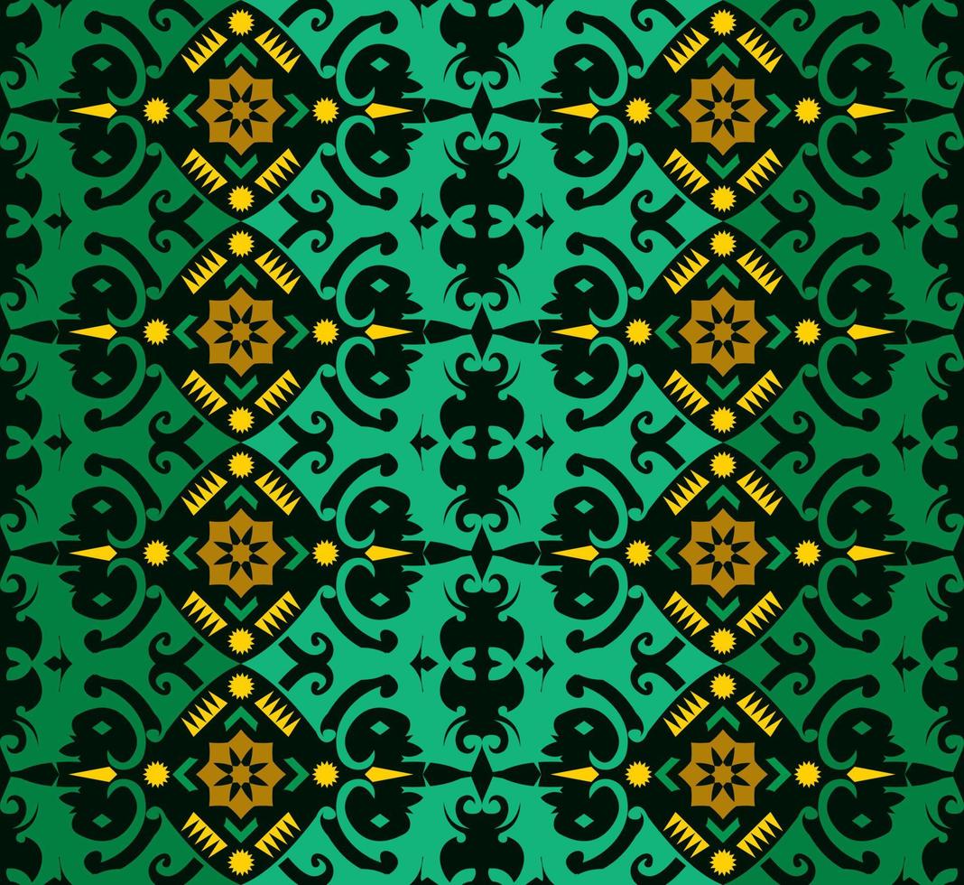 sem costura padrão de padrão de tecido indonésio pattern.traditional dayak.borneo padrão. inspiração de design vetorial. têxtil criativo para moda ou pano vetor