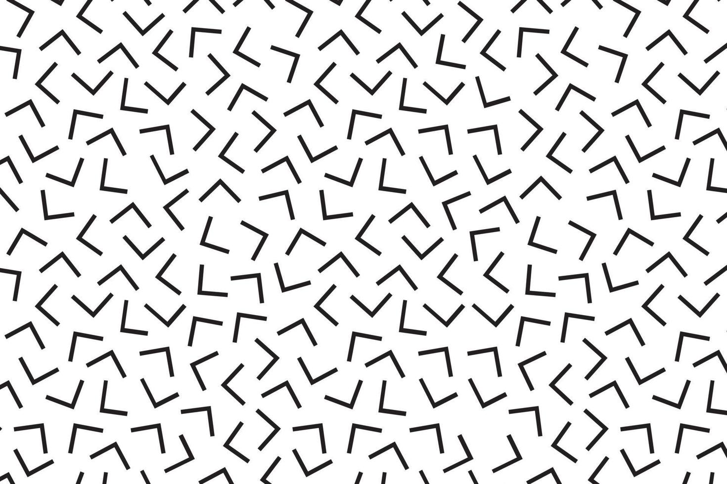 padrão abstrato de memphis em fundo branco. ilustração vetorial vetor