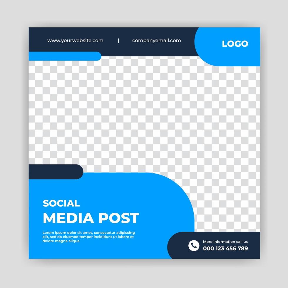 modelo único de banner de mídia social editável moderno. qualquer um pode usar este banner de web de promoção de design fácil para mídia social. vendas elegantes modernas e promoções de desconto - vetor. vetor