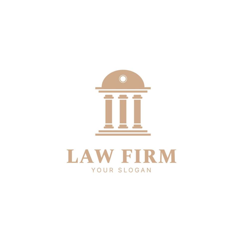 modelo de design de logotipo de advogado, escritório de advocacia, logotipo de justiça, logotipo de direito para advogados e tribunais vetor