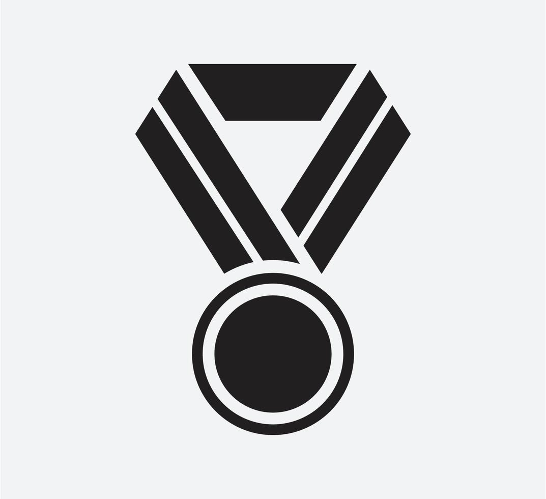 modelo de design de logotipo de vetor de ícone de medalha