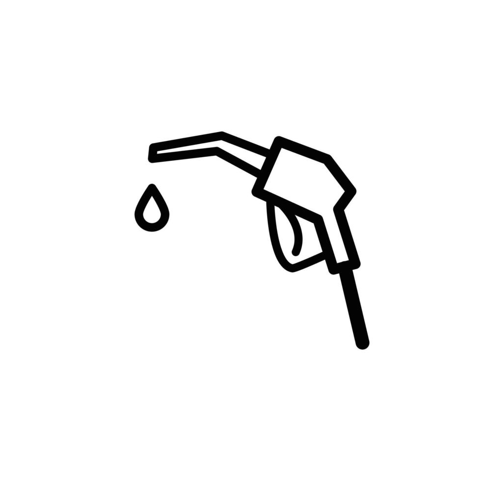 modelo de design de logotipo de vetor de ícone de combustível