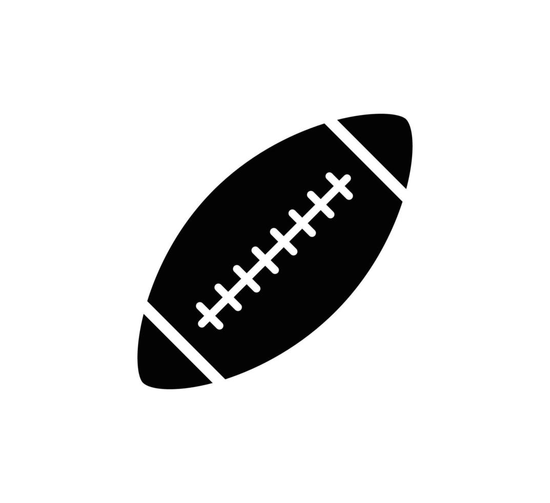 modelo de logotipo de vetor de ícone de rugby