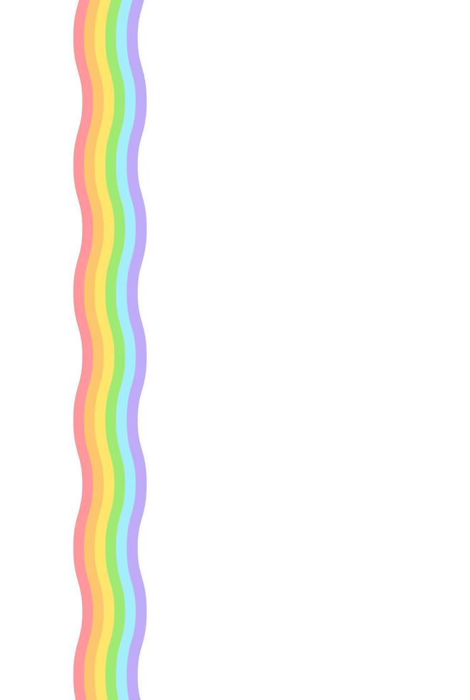 abstrato arco-íris e textura de papel curva de cor de água e vetor. colorido. vermelho, laranja, amarelo, verde, azul, índigo, violeta, roxo, cores brancas. web, site, modelos de papel de parede para celular vetor