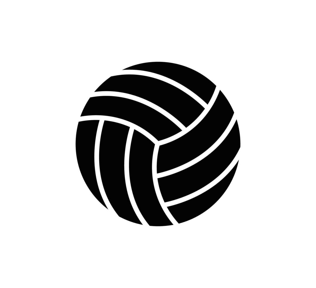 modelo de design de logotipo de vetor de ícone de vôlei
