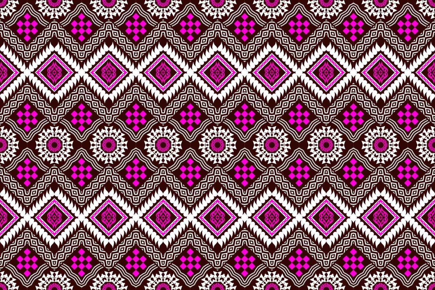 geométrica étnica oriental arte tradicional pattern.figure bordado tribal style.design para plano de fundo, papel de parede, roupas, embrulho, tecido, elemento, ilustração vetorial. vetor