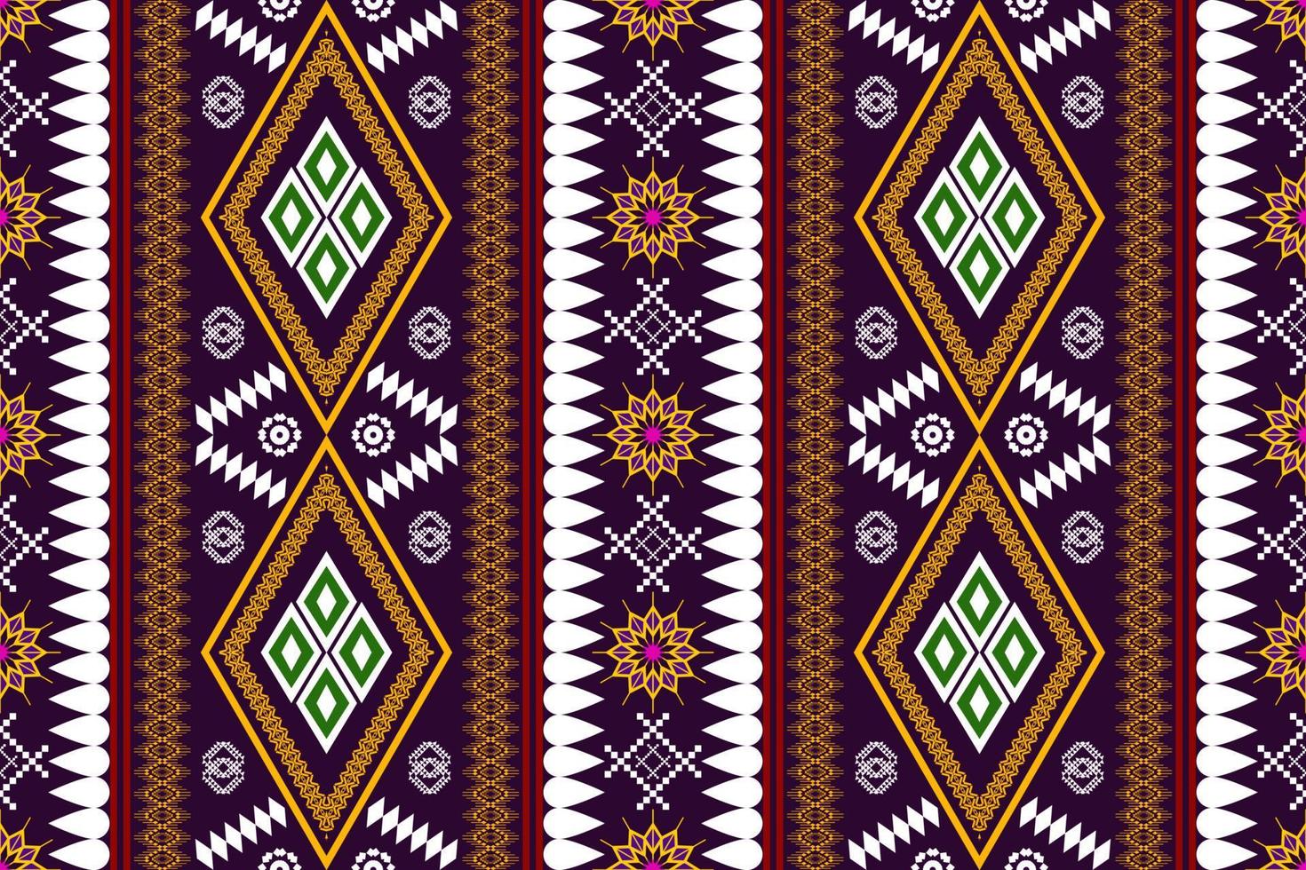 geométrica étnica oriental arte tradicional pattern.figure bordado tribal style.design para plano de fundo, papel de parede, roupas, embrulho, tecido, elemento, ilustração vetorial. vetor