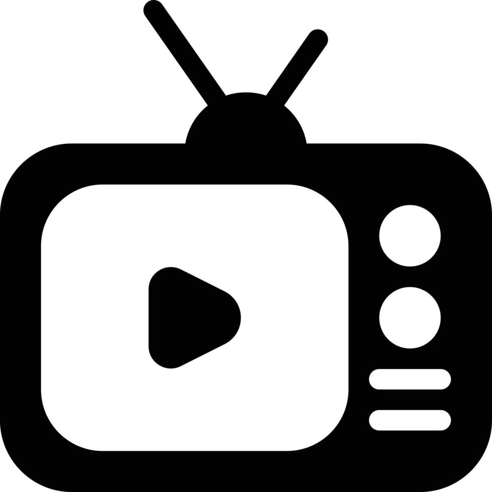 ilustração vetorial de vídeo de televisão em ícones de símbolos.vector de qualidade background.premium para conceito e design gráfico. vetor