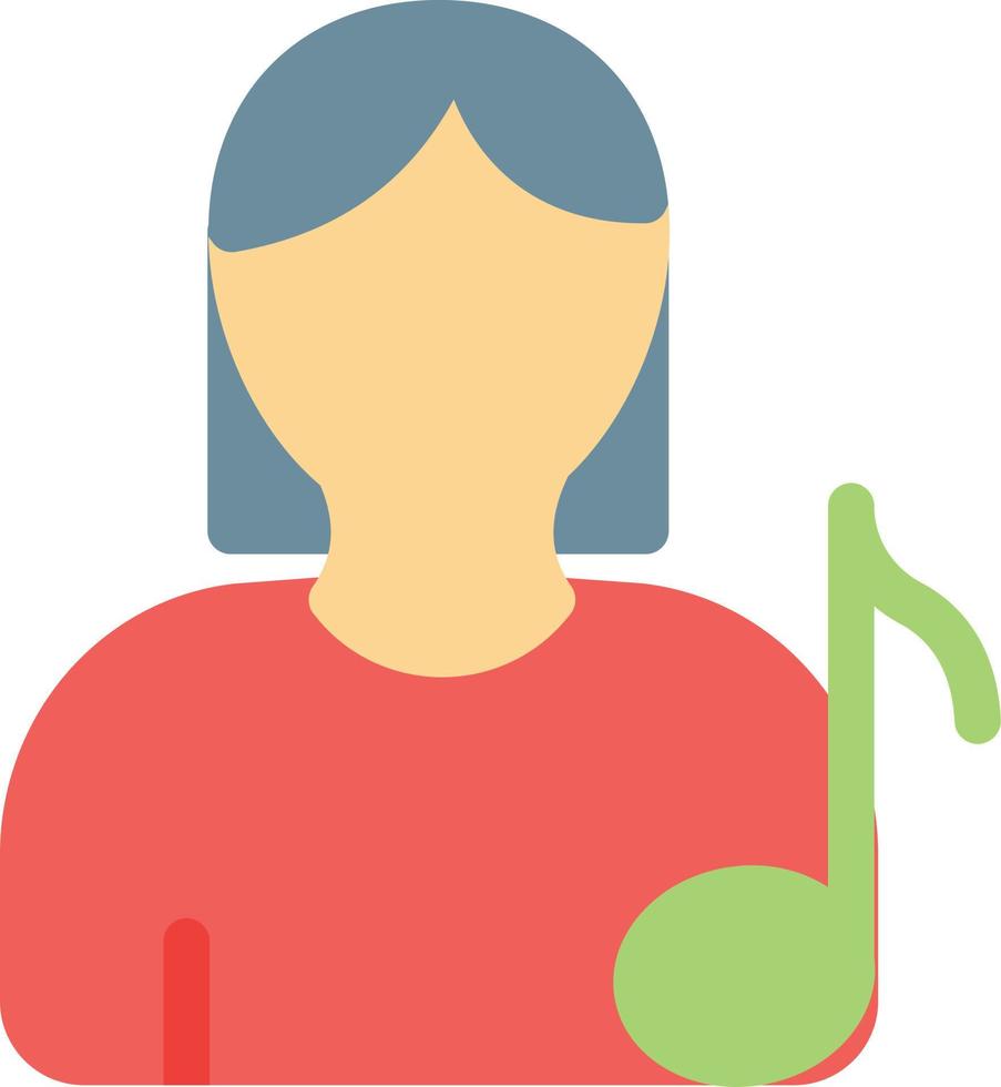 música menina ilustração vetorial em ícones de uma qualidade background.premium symbols.vector para conceito e design gráfico. vetor