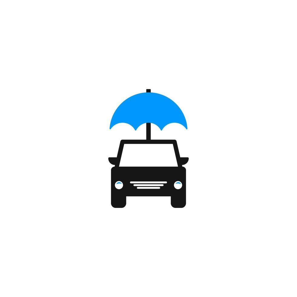 ícone colorido de seguro de carro vetor