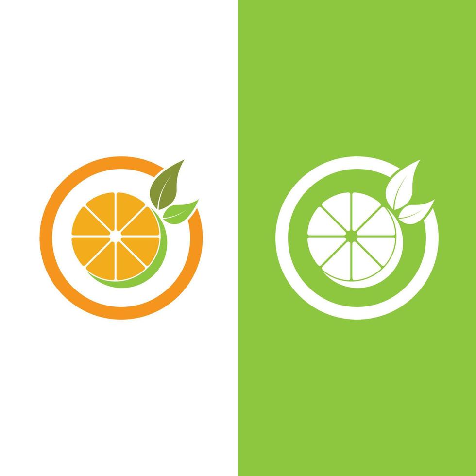 ícone de vetor de design de logotipo laranja