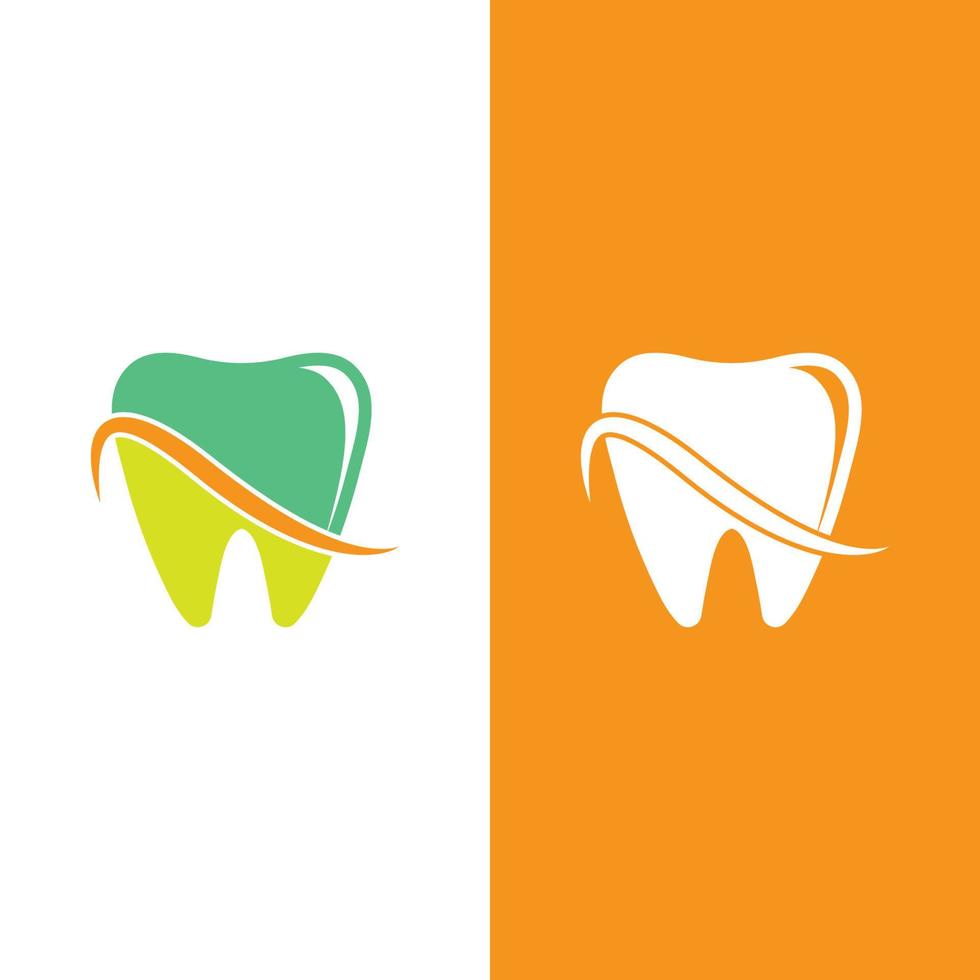 ilustração em vetor modelo logotipo dental