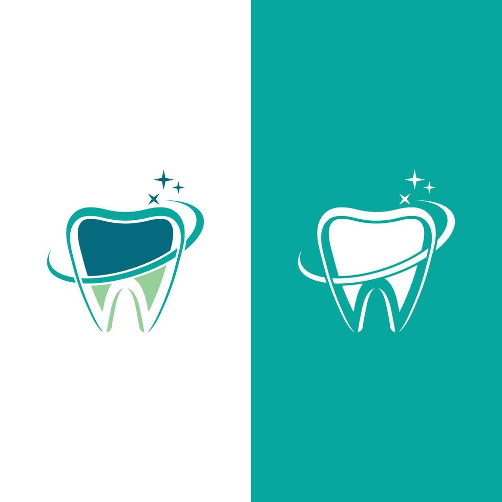 ilustração em vetor modelo logotipo dental