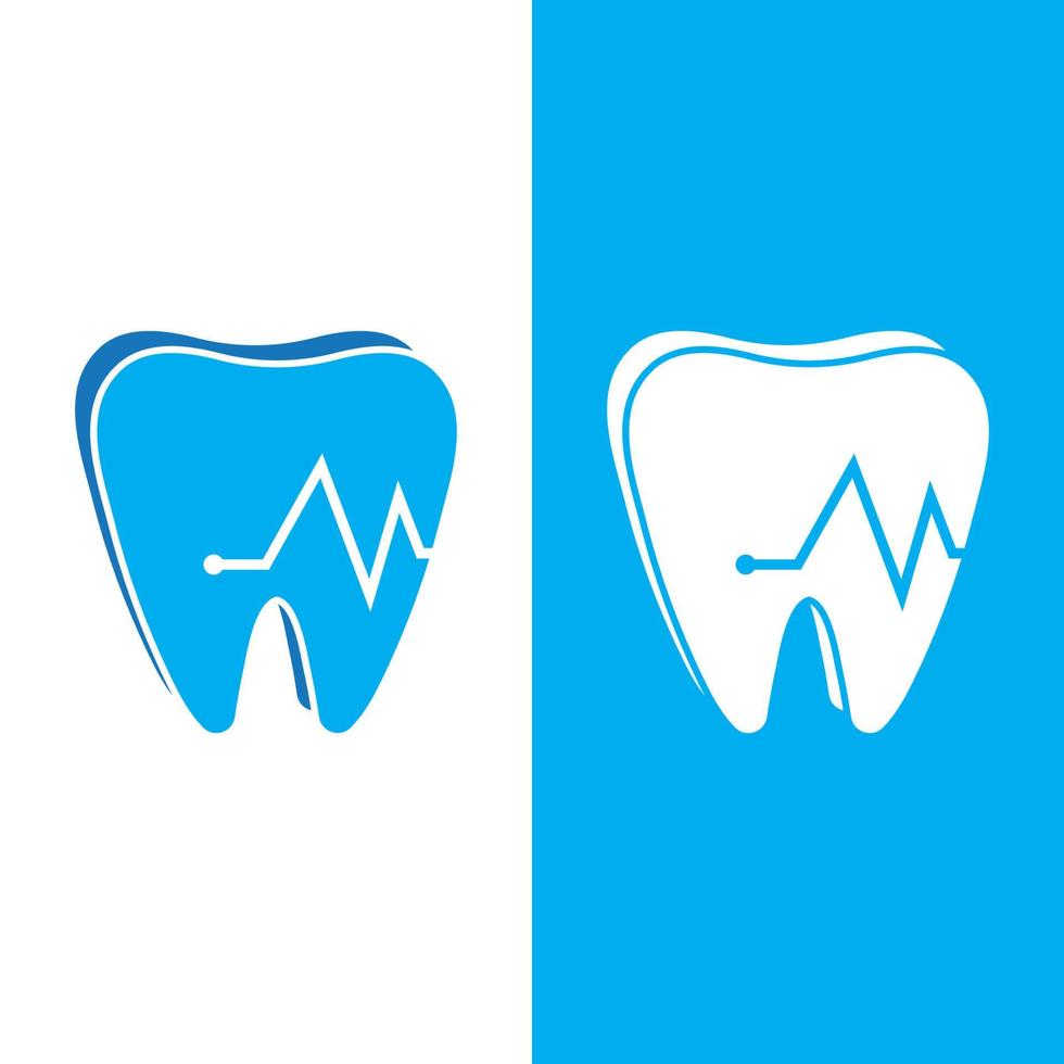 ilustração em vetor modelo logotipo dental