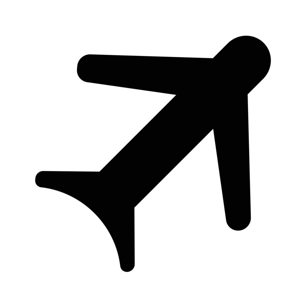 ilustração do ícone do avião. design vetorial adequado para sites, aplicativos. vetor