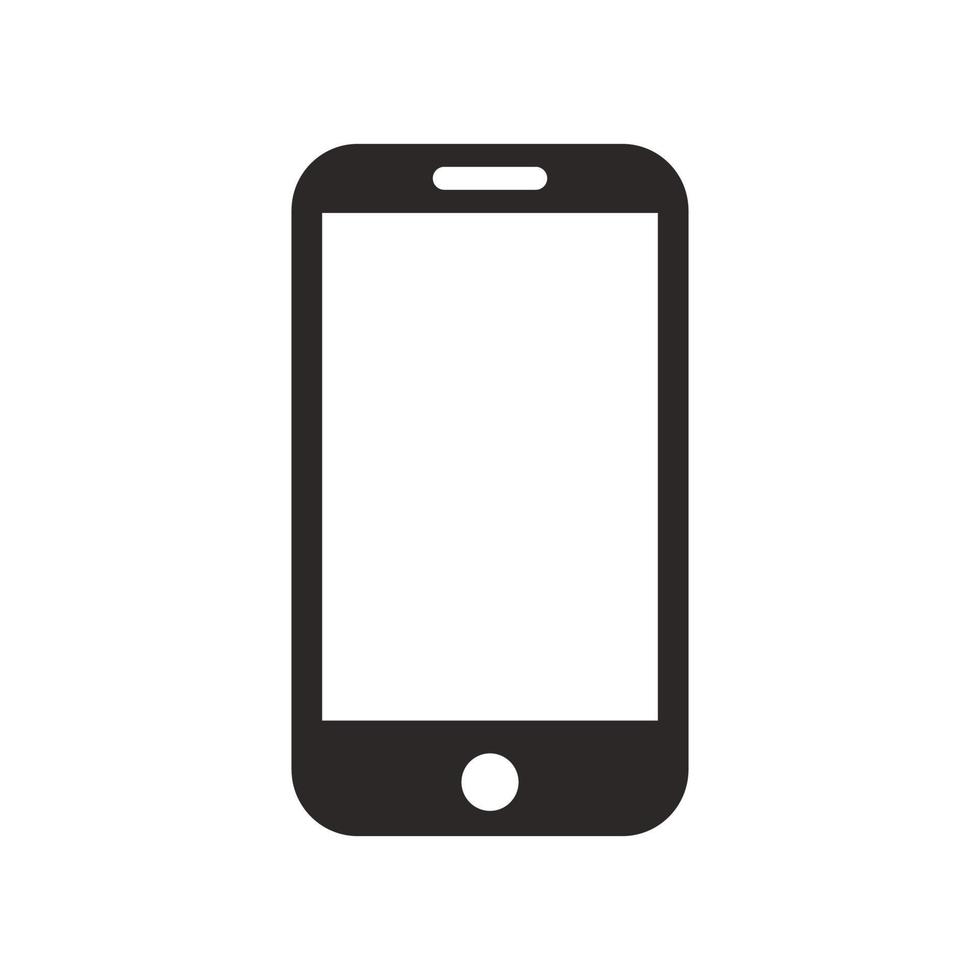 ilustração de logotipo de vetor de ícone de telefone móvel. adequado para web design, logotipo, aplicativo.