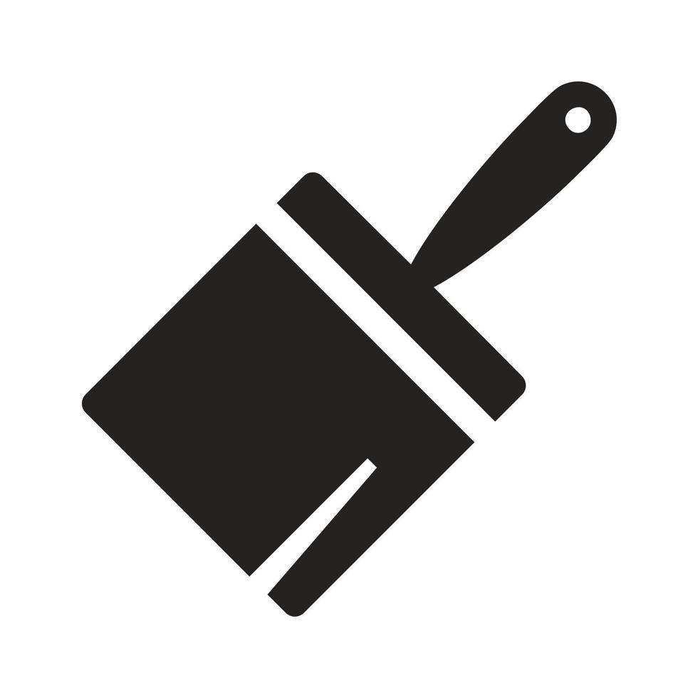 ilustração de logotipo de vetor de ícone de pincel de pintura. adequado para web design, logotipo, aplicativo.