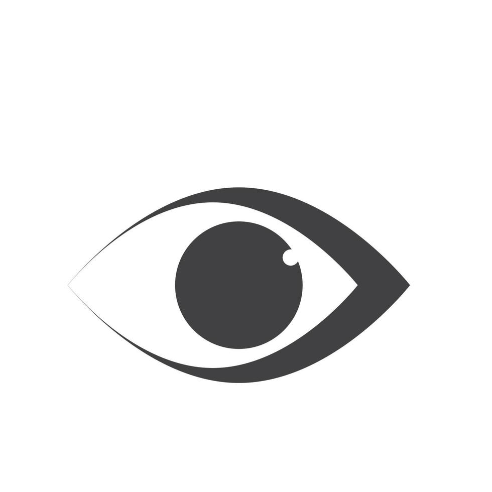 logotipo de cuidados com os olhos vetor