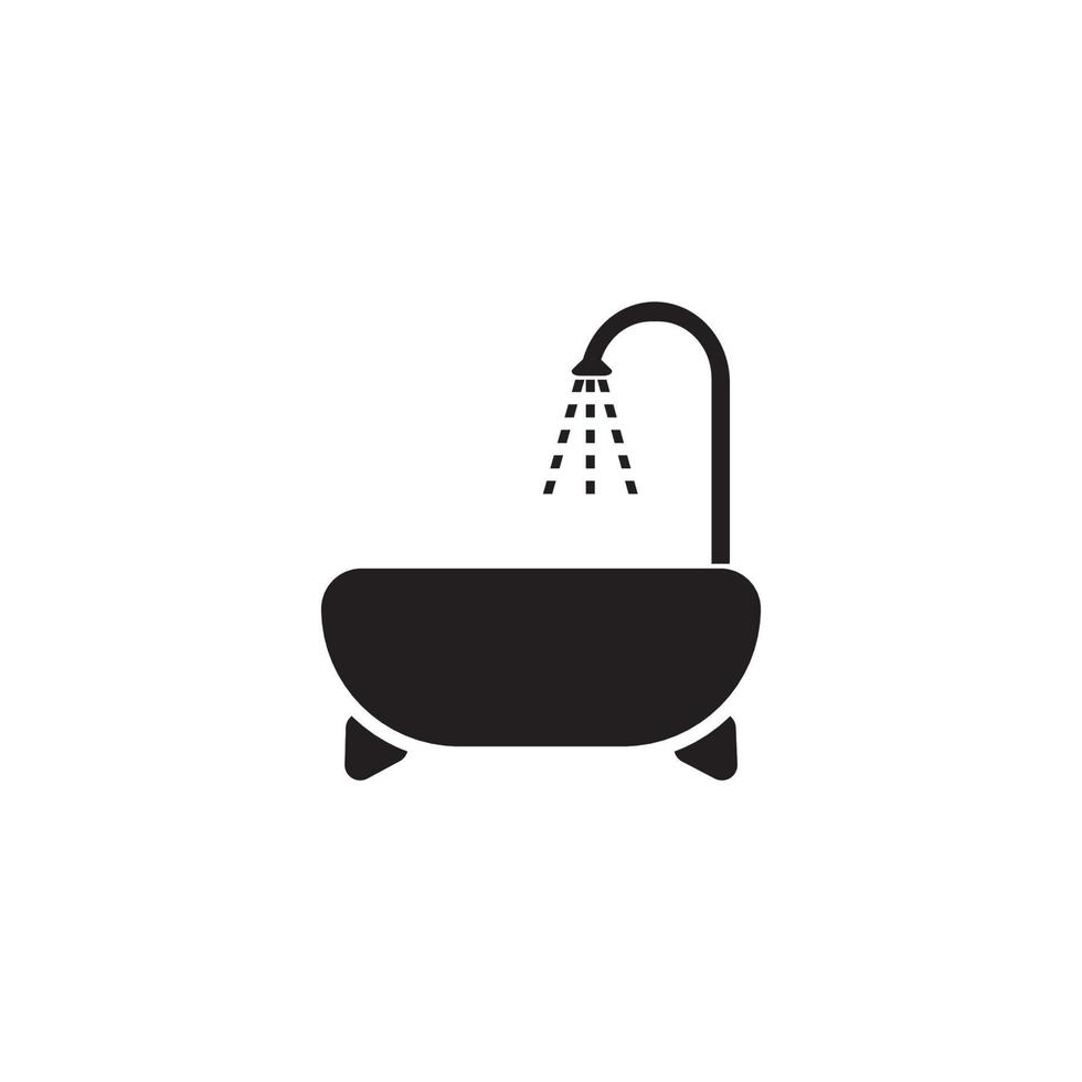 vetor de logotipo de banheira