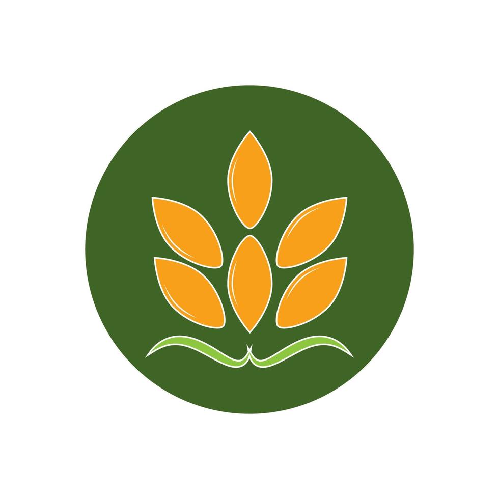 vetor de logotipo agrícola