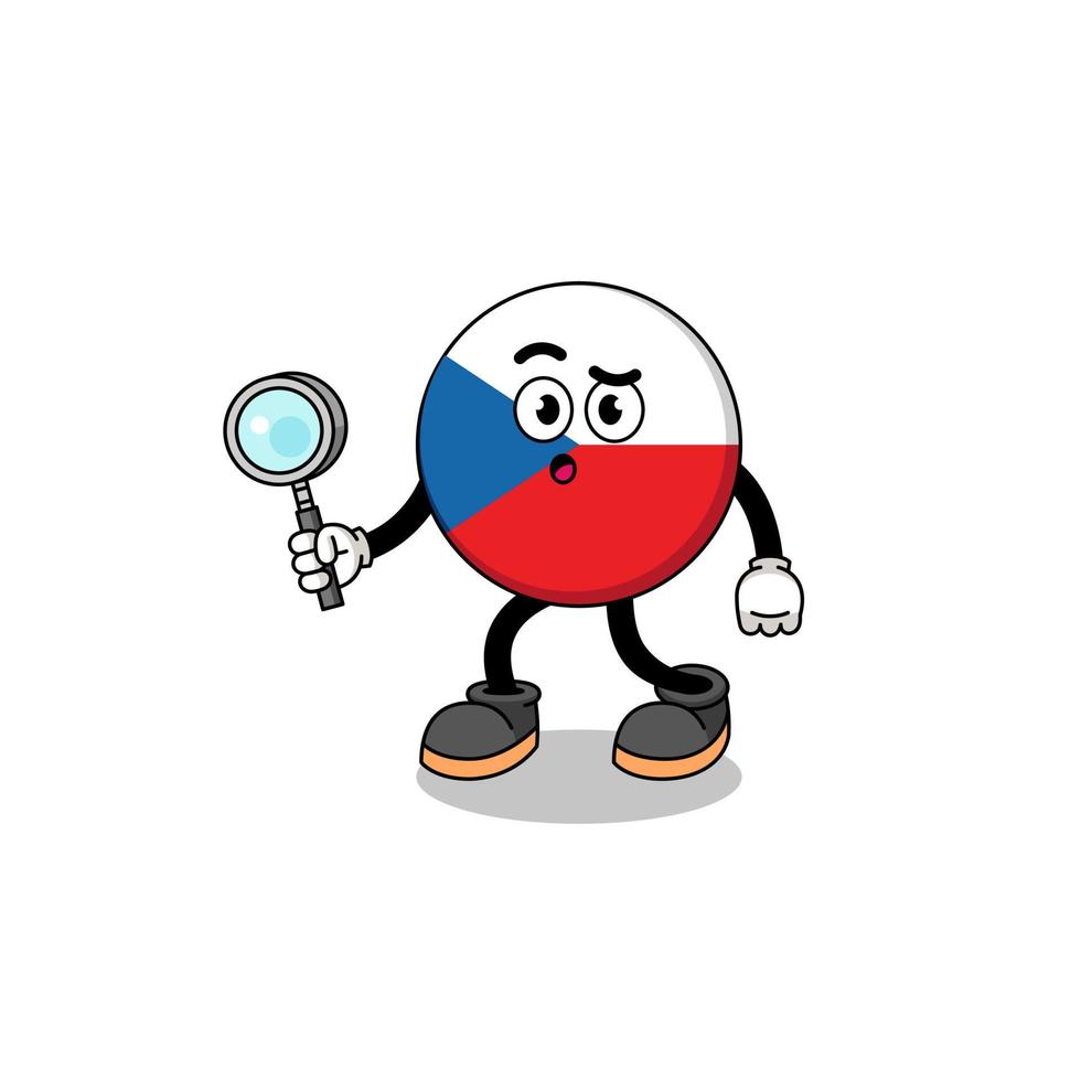 mascote da república checa procurando vetor