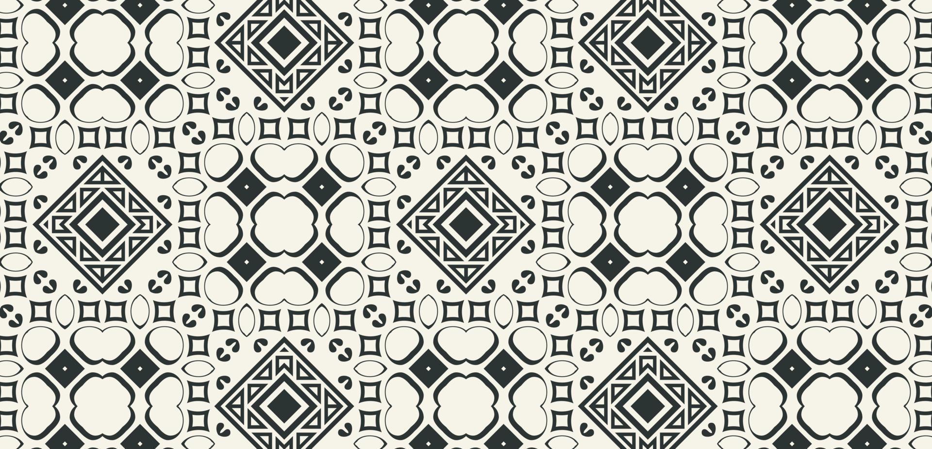 design de padrão de linha de ornamento plano vetor