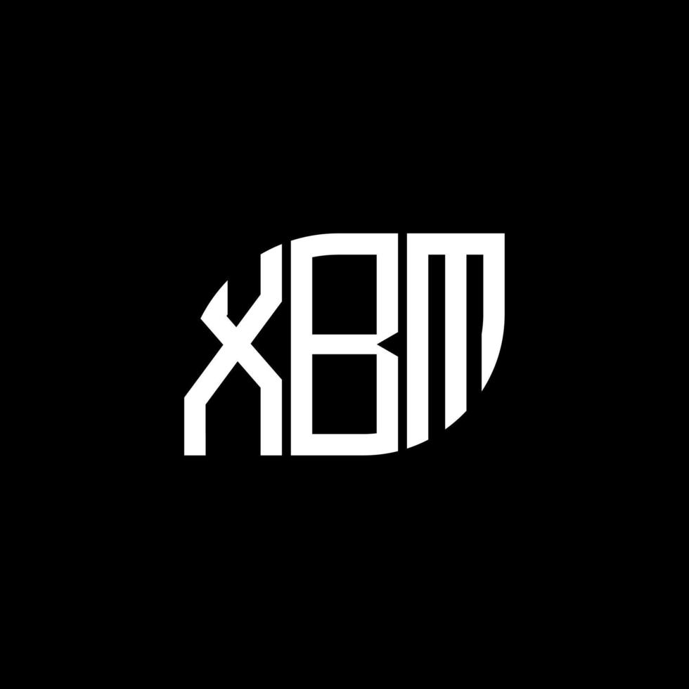 . xbm carta design.xbm carta logotipo design em fundo preto. conceito de logotipo de letra de iniciais criativas xbm. xbm carta design.xbm carta logotipo design em fundo preto. x vetor