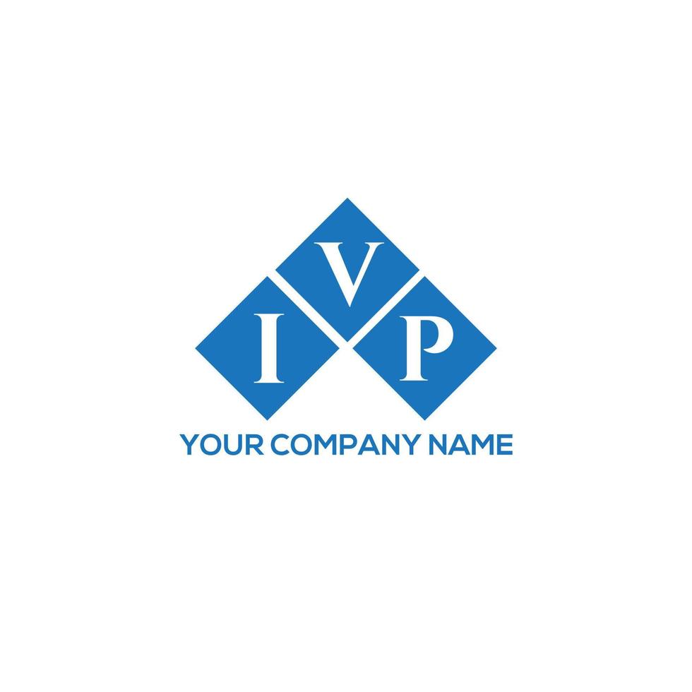conceito de logotipo de carta de iniciais criativas ivp. ivp carta design.ivp design de logotipo de carta em fundo branco. conceito de logotipo de carta de iniciais criativas ivp. design de carta ivp. vetor
