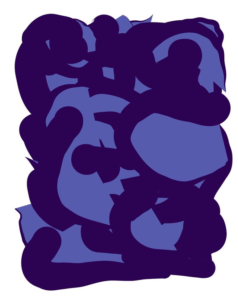 abstrato violeta criativo para banner. cor de tendência 2022. vetor, ilustração. vetor