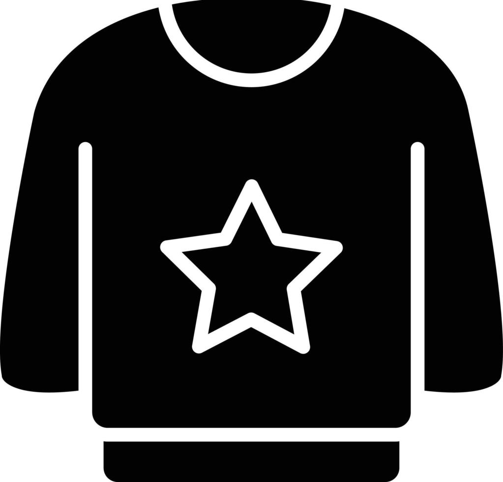 ilustração de design de ícone de vetor de suéter