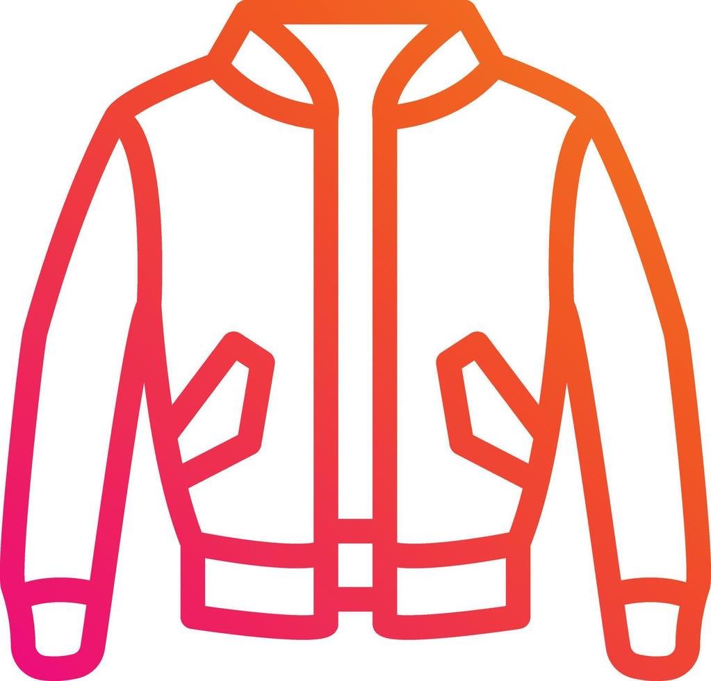 ilustração de design de ícone de vetor de jaqueta