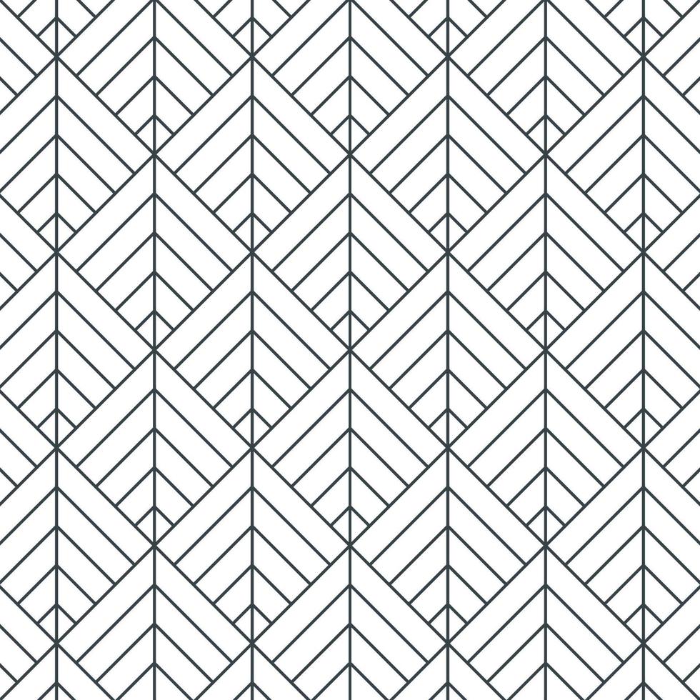 padrão sem costura de quadrados geométricos com fundo branco de linhas minimalistas vetor