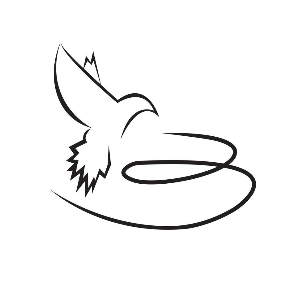 vetor de logotipo de pombo