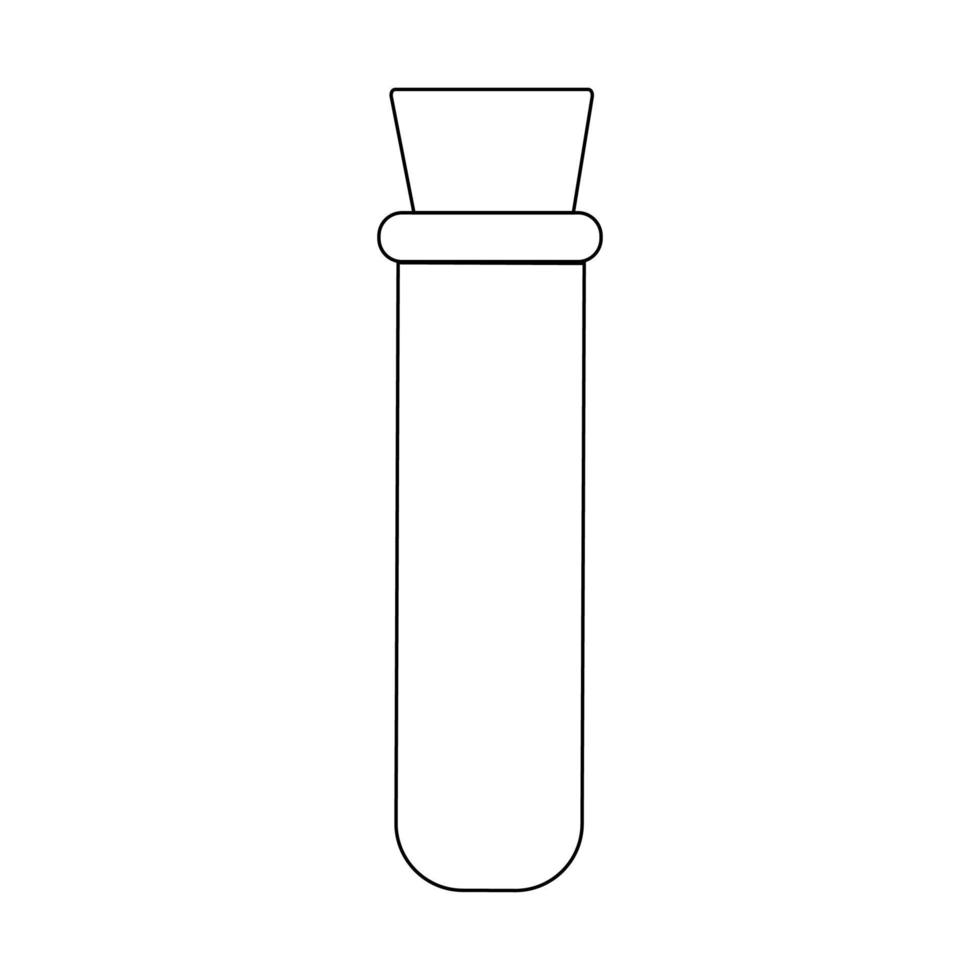 ilustração vetorial doodle de garrafa de poção vetor