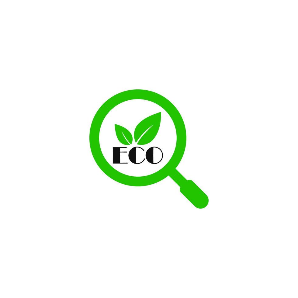 vetor de ícone de logotipo de casa eco verde