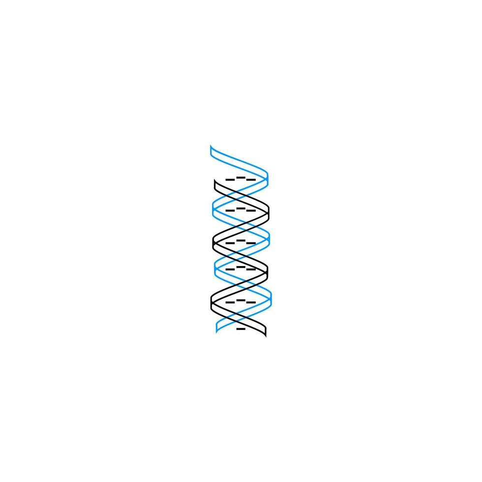 ícone de dna criativo, ícone de saúde, ícone de saúde vetor