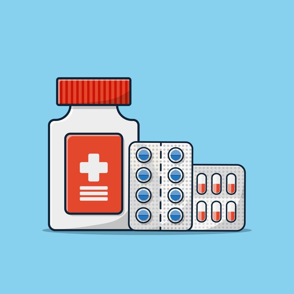 Pílulas De Desenhos Animados, Drogas E Medicamentos Vetor De Embalagens  Farmacêuticas. Pacote, Garrafa, Caixa E Bolha De Pílulas E Cápsulas E  Seringa, Frasco De Xarope, Nariz E Garganta Pulverizar Objetos Isolados  Royalty