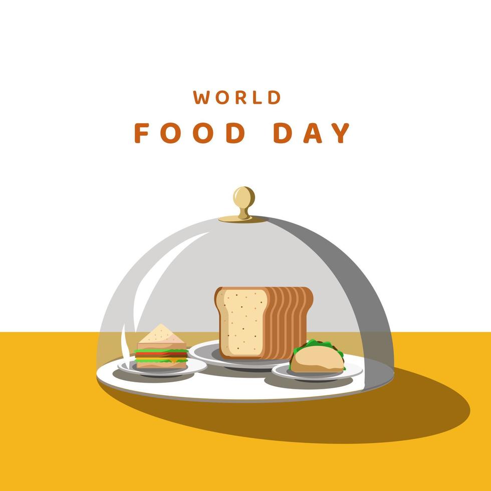 ilustração vetorial do dia mundial da comida vetor