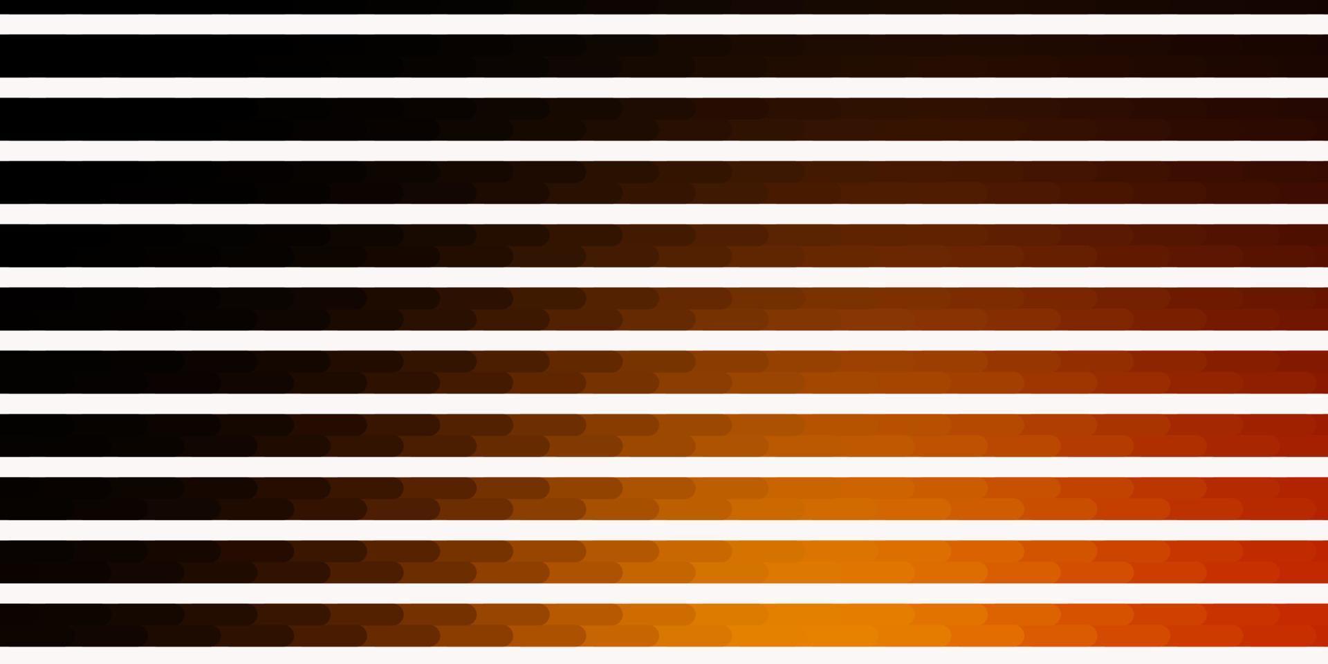 layout de vetor de laranja escuro com linhas.