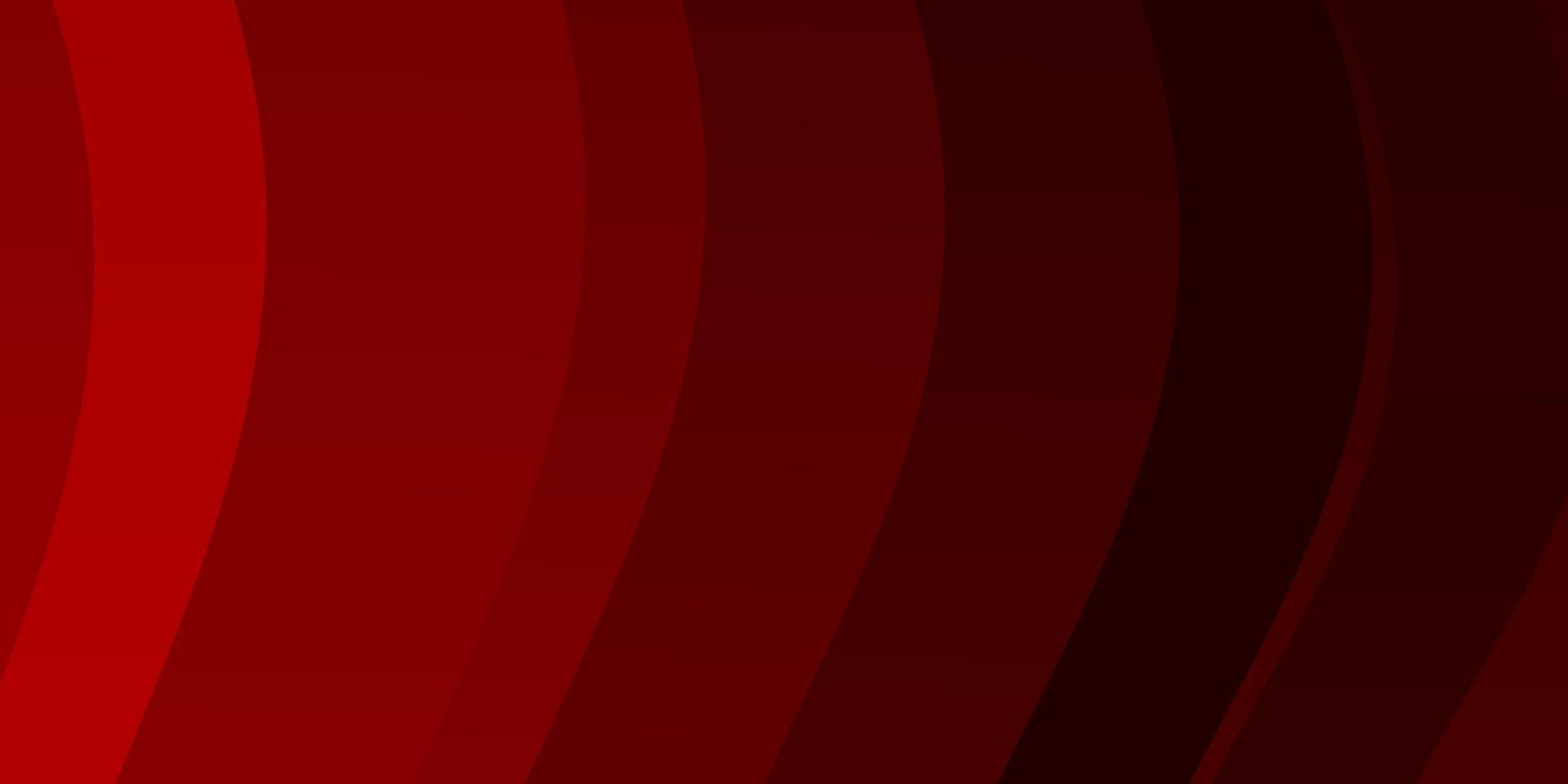 modelo de vetor vermelho escuro com linhas curvas.