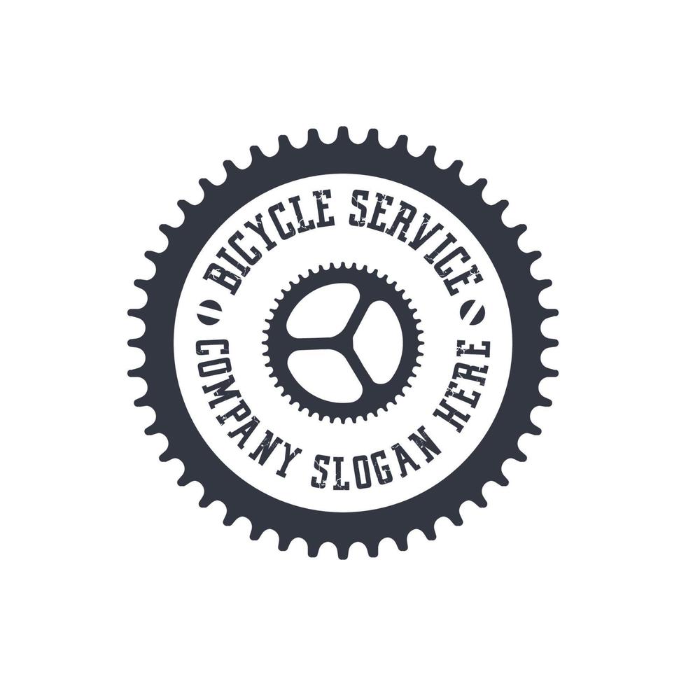 vetor de ícone de logotipo de bicicleta, veículo para esportes, corrida, casual, downhill, modelo retro