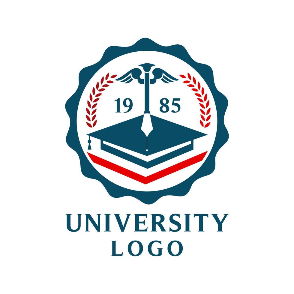 modelo de vetor de design de logotipo de educação