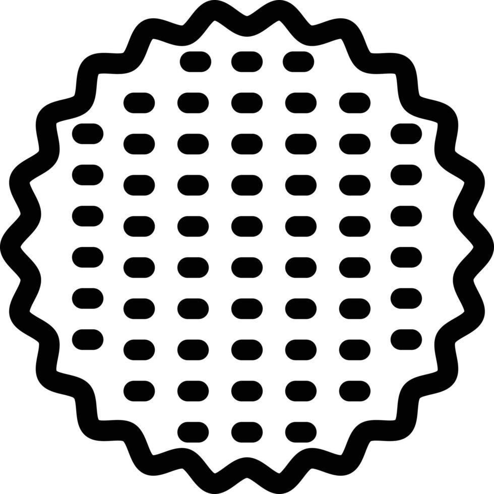 ilustração vetorial de waffle em ícones de símbolos.vector de qualidade background.premium para conceito e design gráfico. vetor