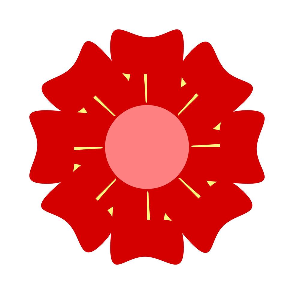 design de ícone de flor vetor