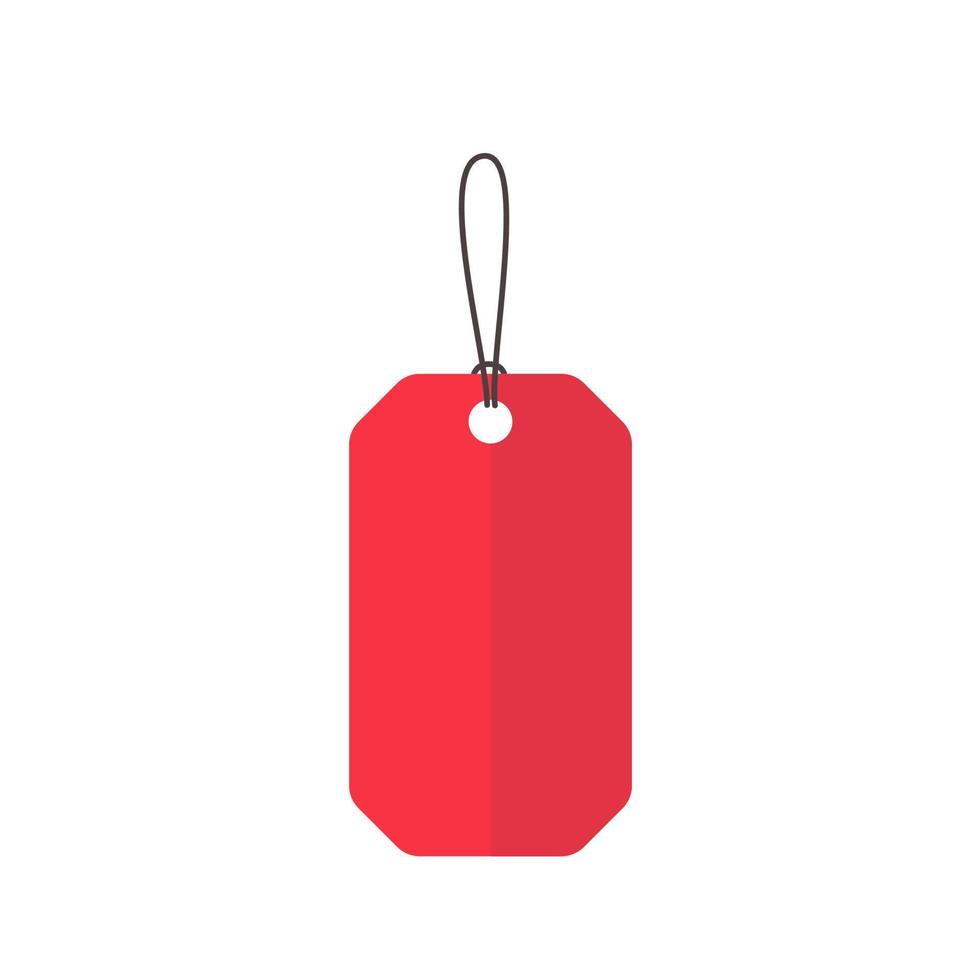 rótulo de produto vermelho para oferecer descontos em festivais especiais vetor