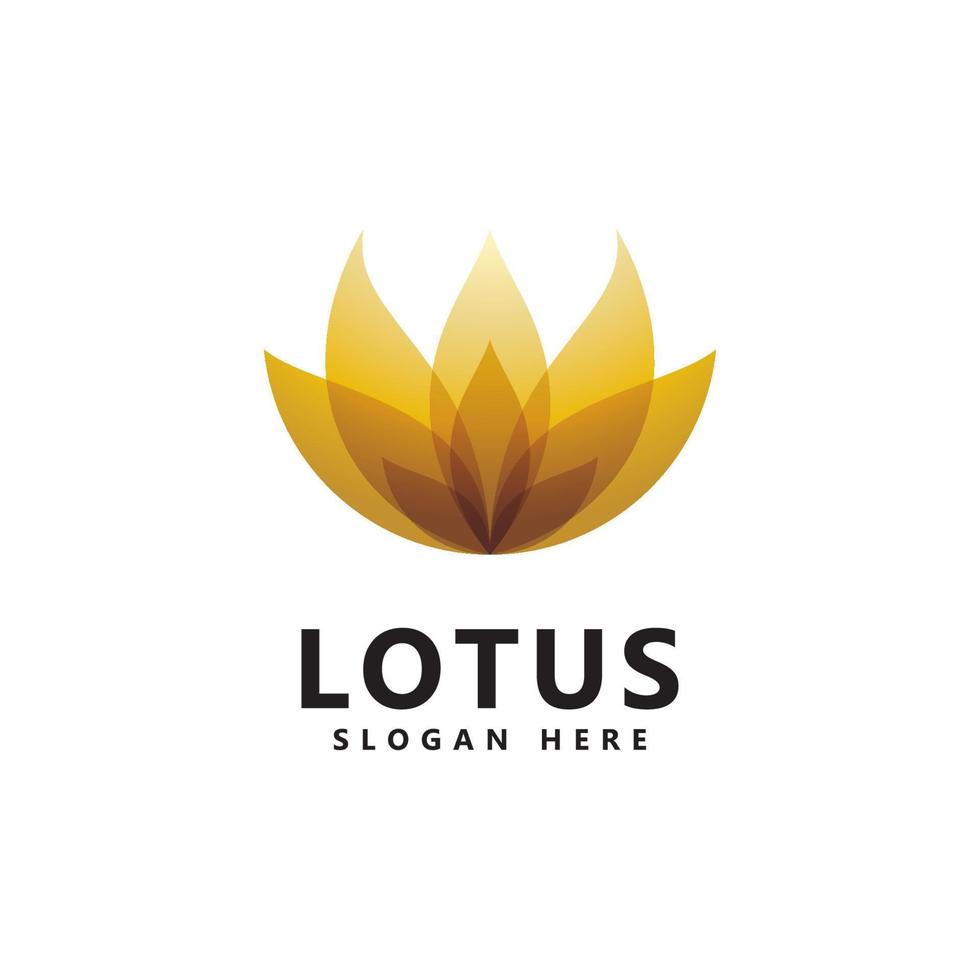 logotipo de flor de lótus de beleza logotipo de spa vetor símbolo de ioga e terapia