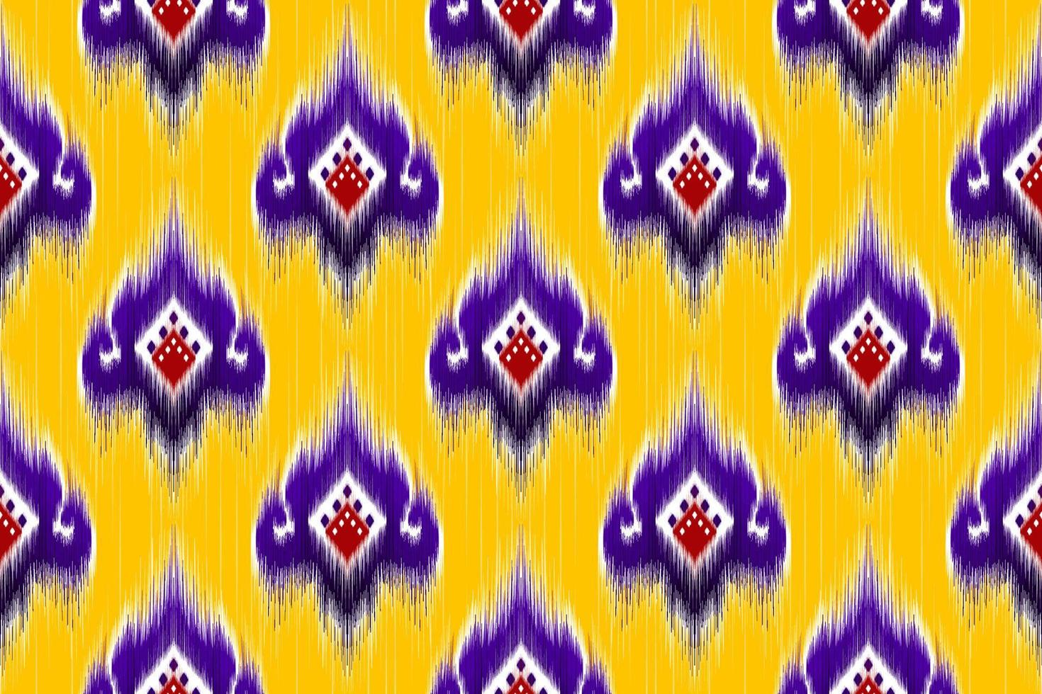 design de padrão sem emenda étnico ikat. tribal boho turquia étnico nativo bordado tradicional de fundo vector. tecido asteca tapete mandala ornamentos têxteis decorações papel de parede vetor