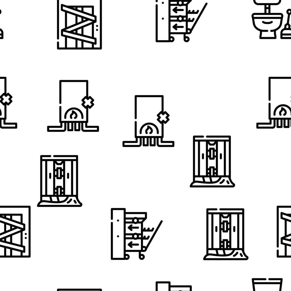 padrão sem emenda de vetor de serviço de reparo doméstico